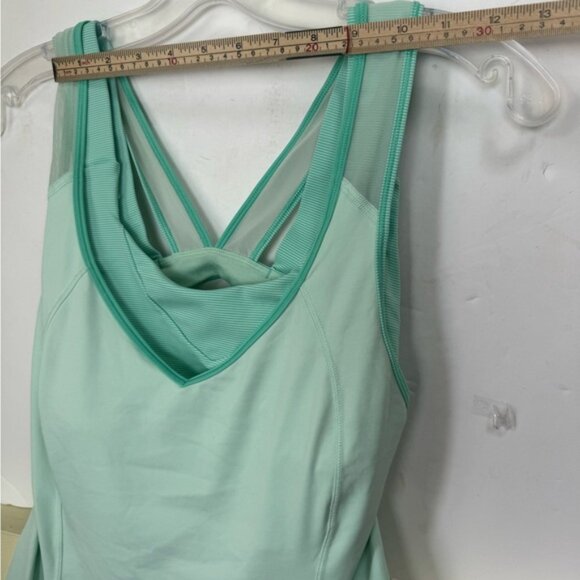 Lululemon Super Sport Tank Bra Stretch Top Medium Support Wide Straps Layered 6 - Picture 14 of 16